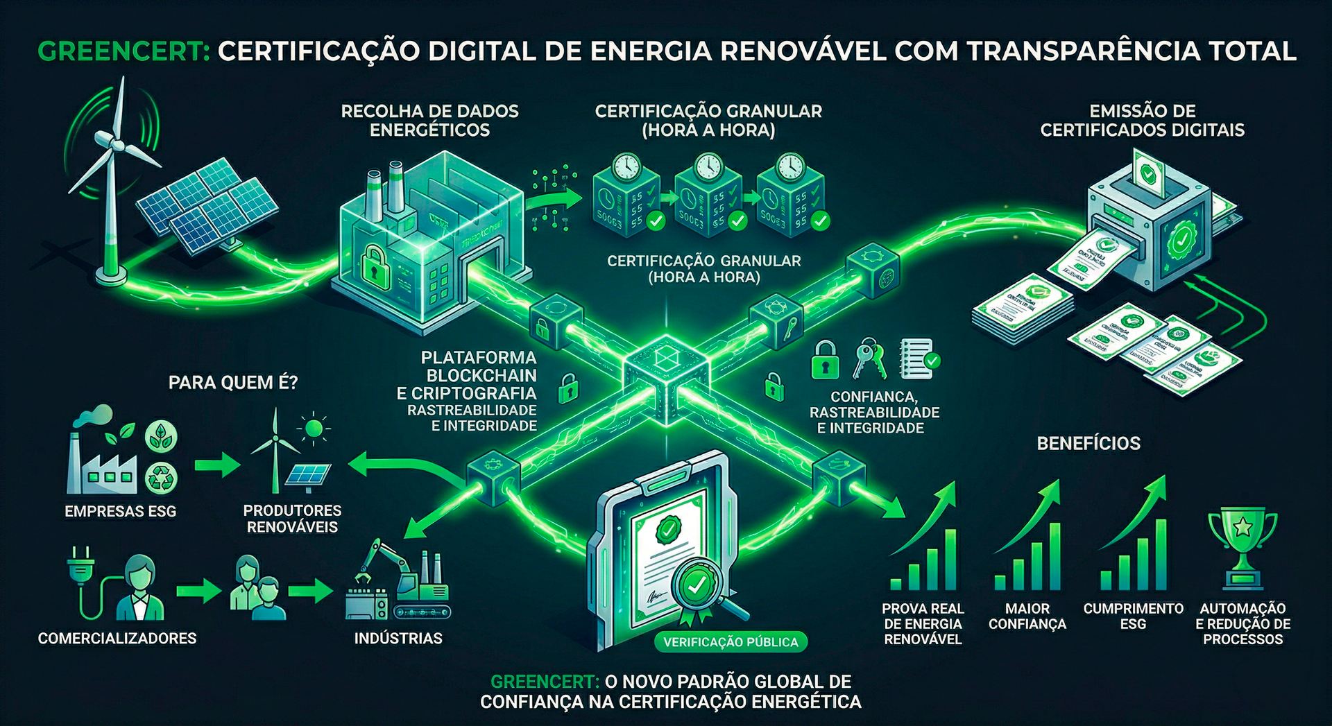 Infografia do processo GreenCert